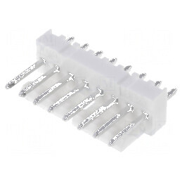 Conector cablu-placă soclu tată KK 254 2,54mm 8 PIN THT alb | Electronic-mag.ro | Componente Electronice
