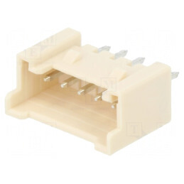 Conector cablu-placă soclu tată PIN 5 Sherlock Pas 2mm THT | Electronic-mag.ro | Componente Electronice