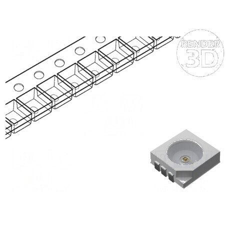 LED SMD RGB 5x5mm 120° 20mA 3,4V 4x1,6mm | Electronic-mag.ro | Componente Electronice
