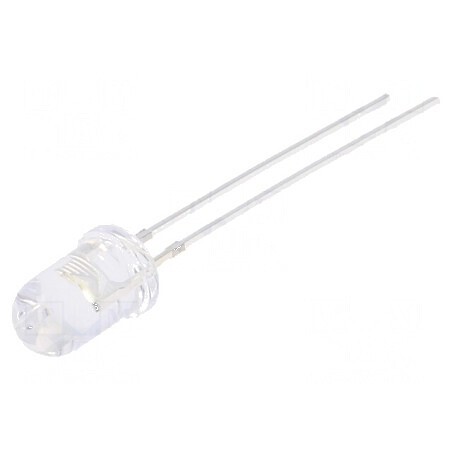 LED 5mm Alb Rece 3000-4200mcd 30° Convex | Electronic-mag.ro | Componente Electronice