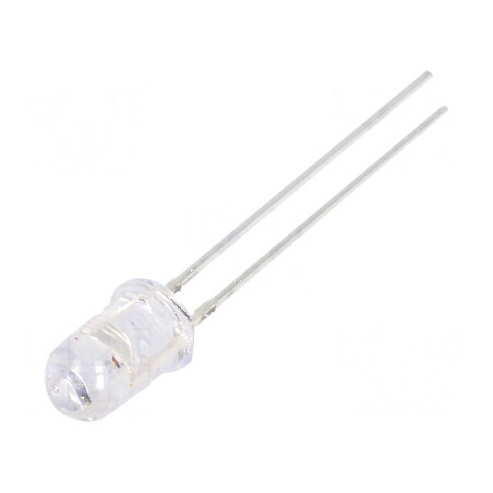 LED 5mm Portocalie 2180÷3000mcd 60° Convex | Electronic-mag.ro | Componente Electronice