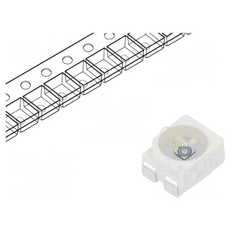 LED SMD 3528 PLCC4 Verde 900mcd 3,5x2,8x1,9mm 120° 5,5÷20V | Electronic-mag.ro | Componente Electronice