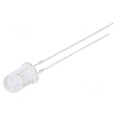 LED 5mm alb cald 2180-3000mcd 30° convex | Electronic-mag.ro | Componente Electronice