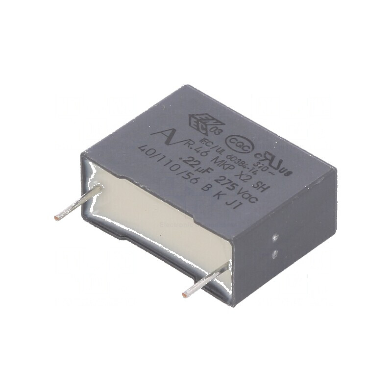 Condensator polipropilenă X2 R46 220nF 18x7,5x13,5mm THT | Electronic-mag.ro | Componente Electronice Condensator polipropilenă X2 R46 220nF 18x7,5x13,5mm THT | Electronic-mag.ro | Componente Electronice