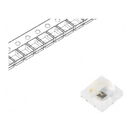 Emiţător IR 830-850nm transparent SMD 224-450mW 100° | Electronic-mag.ro | Componente Electronice