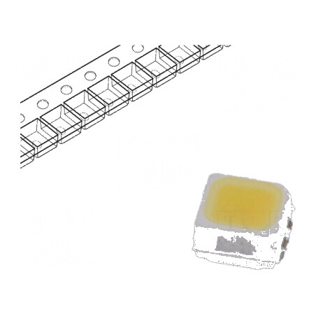 LED SMD albă 5,9-9,2lm 1800-3300mcd 4000K 120° 20mA | Electronic-mag.ro | Componente Electronice
