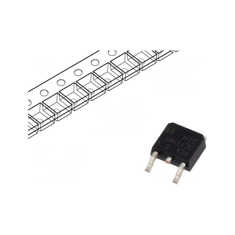 Stabilizator de tensiune LDO nereglabil 1,2V 1A TO252 SMD | Electronic-mag.ro | Componente Electronice