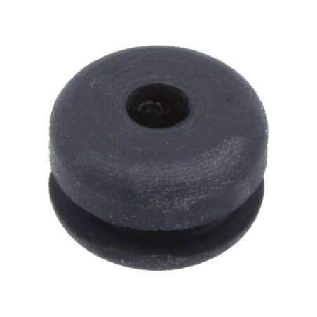 Manșon cauciuc negru 7mm x 3mm -30÷90°C | Electronic-mag.ro | Componente Electronice