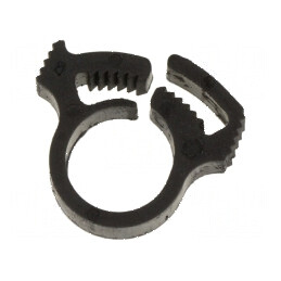 Clipsuri Øbuclă poliamidă neagră 9,3-10,5mm W: 5,9mm UL94HB | Electronic-mag.ro | Componente Electronice