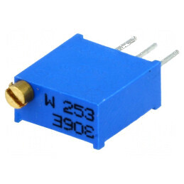 Potenţiometru multitură 25kΩ 500mW THT ±10% | Electronic-mag.ro | Componente Electronice