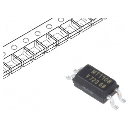 Optocuplor SMD 1 Canal, 3,75kV Izolație, 70V Uce | Electronic-mag.ro | Componente Electronice