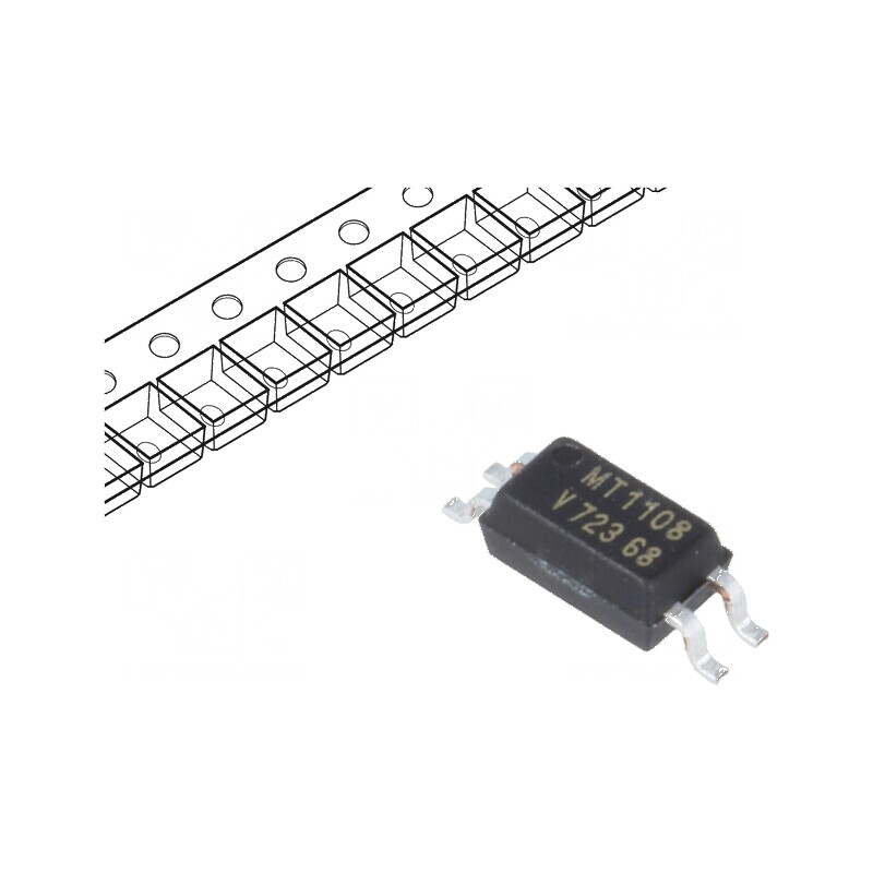 Optocuplor SMD 1 Canal, 3,75kV Izolație, 70V Uce | Electronic-mag.ro | Componente Electronice