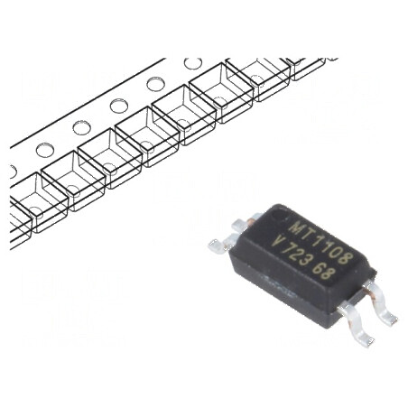 Optocuplor SMD 1 Canal, 3,75kV Izolație, 70V Uce | Electronic-mag.ro | Componente Electronice