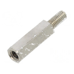 Piuliță distanțieră filetată 12mm M2,5 hexagonală | Electronic-mag.ro | Componente Electronice