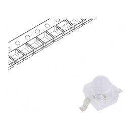LED ambră SMD 11° 70mA 2,3x2,3x2,8mm | Electronic-mag.ro | Componente Electronice