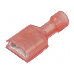 Terminal plat 6,3mm mamă 0,3÷0,9mm2 crimpat pe cablu | Electronic-mag.ro | Componente Electronice