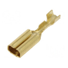 Terminal plat 2,8mm mamă 0,14-0,3mm2 crimpat pe cablu | Electronic-mag.ro | Componente Electronice