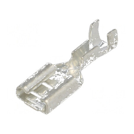 Terminal plat 4,8mm mamă 0,5÷1mm² crimpat pe cablu | Electronic-mag.ro | Componente Electronice