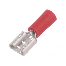 Terminal plat 6,3mm mamă pentru cablu 0,5-1mm² | Electronic-mag.ro | Componente Electronice
