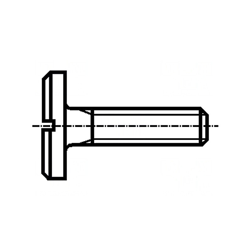 Şurub M3x5 0,5mm cu cap rotund crestat din oţel zincat | Electronic-mag.ro | Componente Electronice