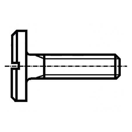 Şurub M3x5 0,5mm cu cap rotund crestat din oţel zincat | Electronic-mag.ro | Componente Electronice