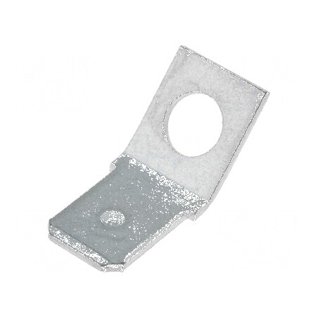 Terminal plat 6,35mm tată unghi 45° Ø 4,3mm 0,8mm | Electronic-mag.ro | Componente Electronice