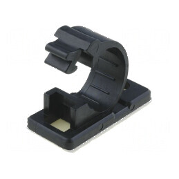 Mâner autoadeziv 12mm poliamidă neagră UL94V-2 | Electronic-mag.ro | Componente Electronice