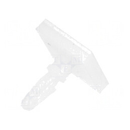 Mâner autoadeziv poliamidă 6,4mm clichet | Electronic-mag.ro | Componente Electronice
