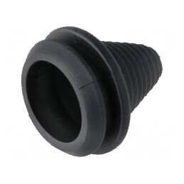 Manșon PVC negru pentru cablu Ø5-17mm, grosime 3mm | Electronic-mag.ro | Componente Electronice