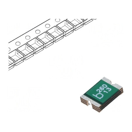 Siguranţă polimerică PTC 2,6A Imax 100A 0ZCG 1812 | Electronic-mag.ro | Componente Electronice