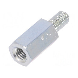 Piuliţă-distanţieră filetată 12mm M4 | Electronic-mag.ro | Componente Electronice