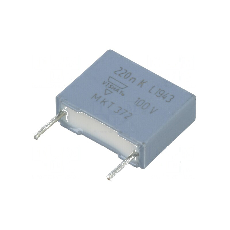 Condensator poliester 220nF 63VAC 100VDC 10mm ±10% THT | Electronic-mag.ro | Componente Electronice Condensator poliester 220nF 63VAC 100VDC 10mm ±10% THT | Electronic-mag.ro | Componente Electronice
