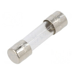 Siguranţă întârziere 500mA 250VAC 5x20mm alamă | Electronic-mag.ro | Componente Electronice