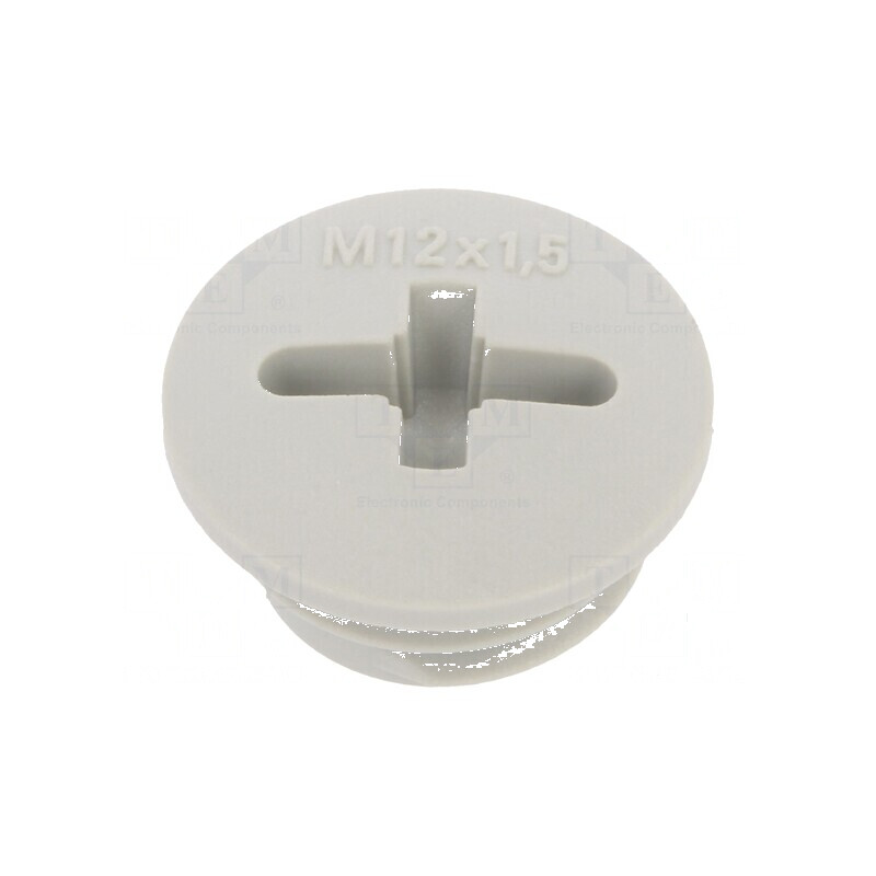 Capac protecţie M12 1,5 IP56 poliamidă gri deschis 6mm | Electronic-mag.ro | Componente Electronice Capac protecţie M12 1,5 IP56 poliamidă gri deschis 6mm | Electronic-mag.ro | Componente Electronice