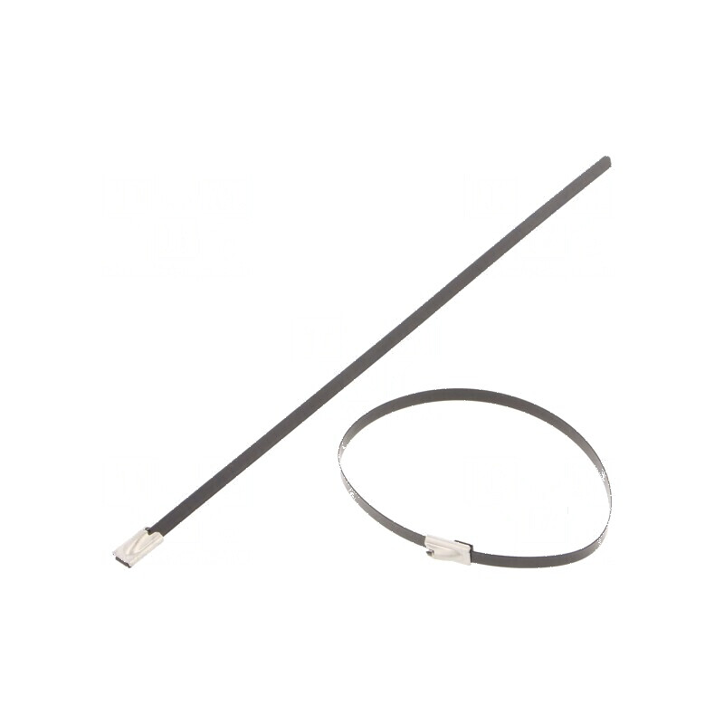 Colier de strângere oțel inoxidabil AISI 304 200mm x 4,6mm | Electronic-mag.ro | Componente Electronice