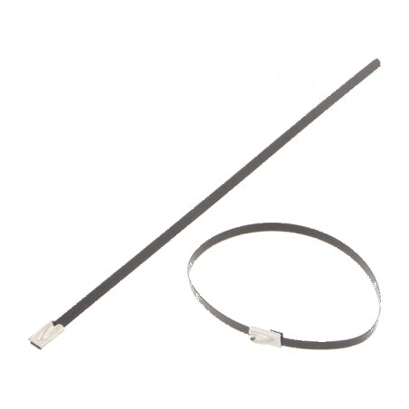 Colier de strângere oțel inoxidabil AISI 304 200mm x 4,6mm | Electronic-mag.ro | Componente Electronice