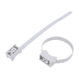 Clips tip curea poliamidă pentru trese gri deschis | Electronic-mag.ro | Componente Electronice
