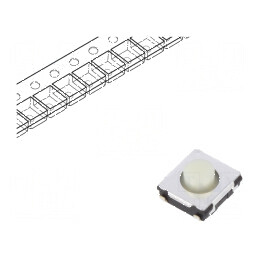 Microîntrerupător TACT SPST 0,02A/15VDC SMT Poz: 2 | Electronic-mag.ro | Componente Electronice
