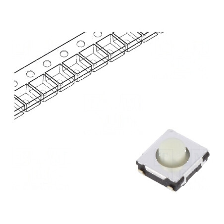 Microîntrerupător TACT SPST 0,02A/15VDC SMT Poz: 2 | Electronic-mag.ro | Componente Electronice