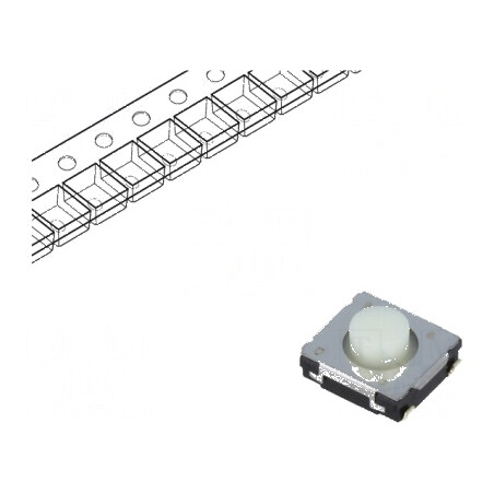 Microîntrerupător TACT SPST 0,02A/15VDC SMT Poz: 2 | Electronic-mag.ro | Componente Electronice