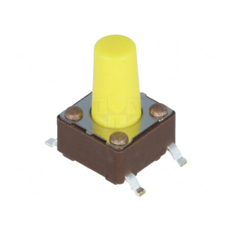 Microîntrerupător TACT SPST-NO 0,05A/12VDC SMT | Electronic-mag.ro | Componente Electronice