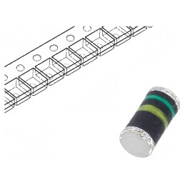 Diodă redresoare SMD 400V 1A 50ns DO213AB GL41 Ufmax 1,25V | Electronic-mag.ro | Componente Electronice