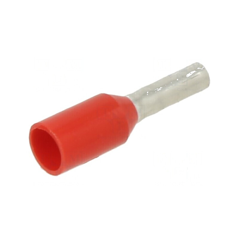 Vârf tub de capăt izolată cupru 1mm2 6mm cositorit | Electronic-mag.ro | Componente Electronice Vârf tub de capăt izolată cupru 1mm2 6mm cositorit | Electronic-mag.ro | Componente Electronice