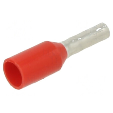Vârf tub de capăt izolată cupru 1mm2 6mm cositorit | Electronic-mag.ro | Componente Electronice