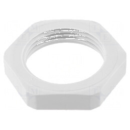 Piuliță PG16 din poliamidă 30mm cu filet PG | Electronic-mag.ro | Componente Electronice