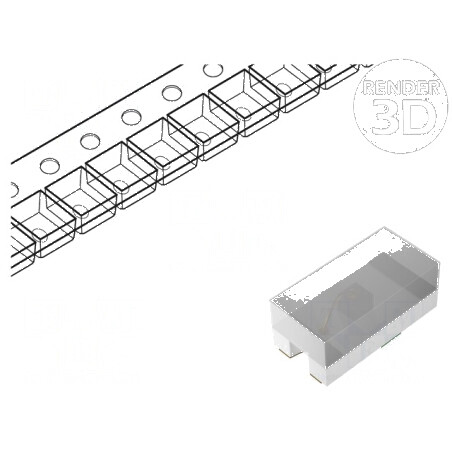 LED SMD 0402 roșie 28,5-90mcd 130° 20mA 626nm | Electronic-mag.ro | Componente Electronice