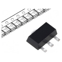 Stabilizator de tensiune LDO nereglabil 5V 0,15A SOT89 | Electronic-mag.ro | Componente Electronice