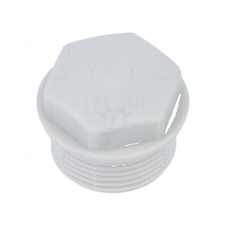 Capac protecție M25 1,5 IP54 polietilenă gri -20÷80°C | Electronic-mag.ro | Componente Electronice