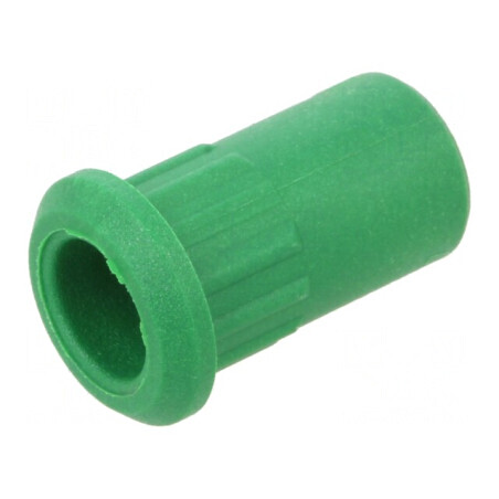 Carcasa verde 25A 20,5mm pentru socluri banană | Electronic-mag.ro | Componente Electronice