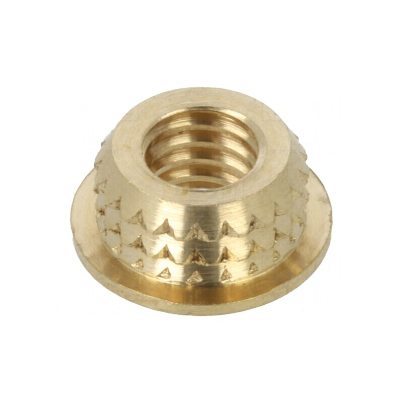 Adaos filetat alamă M4 3mm pentru plastic | Electronic-mag.ro | Componente Electronice Adaos filetat alamă M4 3mm pentru plastic | Electronic-mag.ro | Componente Electronice